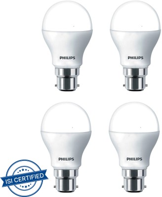 PHILIPS 9 W Basic Standard B22 LED Bulb(White, Pack of 4)