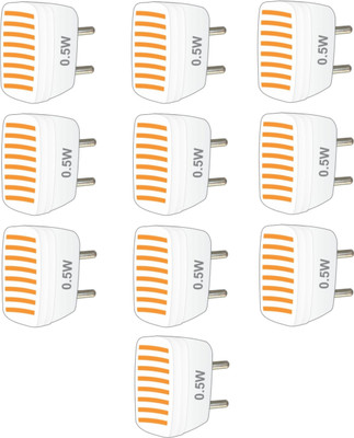 Imperial 0.5 W Eye Safety Compliance Decorative 2 Pin, Plug & Play LED Bulb(Yellow, Pack of 10)