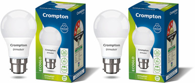 Crompton 5 W Basic Round B22 LED Bulb(White, Pack of 2)