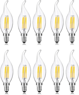 Baslash 4 W Basic Standard E27 LED Bulb(White, Pack of 10)
