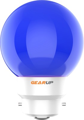 Gear Up 0.5 W Round B22 LED Bulb(Blue)