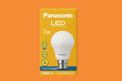 Panasonic 7 W Basic Standard B22 LED Bulb(White)