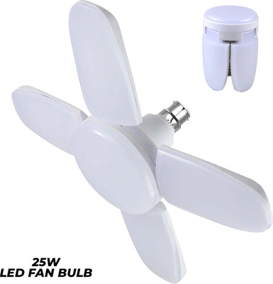WRADER 25 W Eye Safety Compliance Standard B22 LED Bulb(White)