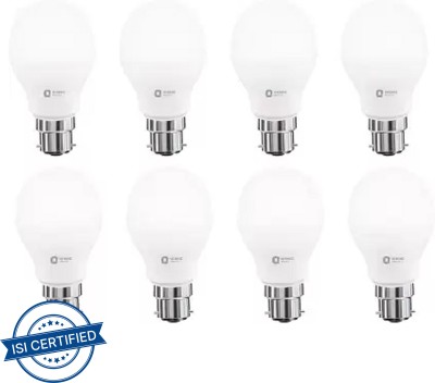 Orient Electric 9 W Round B22 LED Bulb(White, Pack of 8)