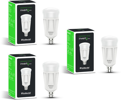 Gold Medal 12 W Basic Standard B22 Inverter Bulb(White, Pack of 3)