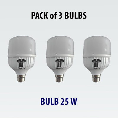 TENZ 25 W Basic U-Tube LED Bulb(White, Pack of 3)