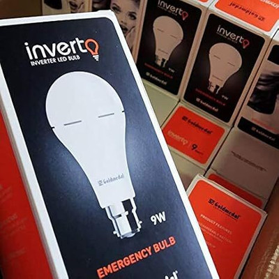 Gold Medal 9 W Inverter Round B22 D Inverter Bulb(White)