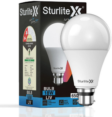 Sturlite 18 W Basic Standard B22 D LED Bulb(White)
