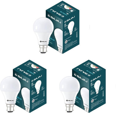 BAJAJ 9 W Basic Standard B22 LED Bulb(White, Pack of 3)