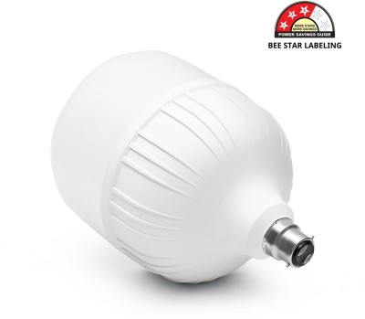 AVINDRA 50 W Eye Safety Compliance Round B22 LED Bulb(White)