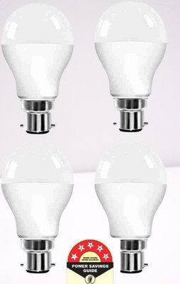 Dunagiri 9 W Basic Round B22 D LED Bulb(Clear, Pack of 4)