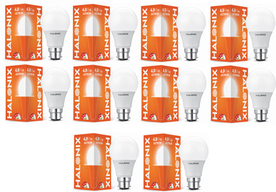 HALONIX 4.9 W Bluetooth Round B22 D LED Bulb(Yellow, Pack of 10)