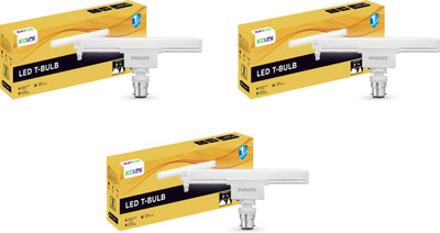 EcoLink 12 W Basic T-Bulb B22 LED Bulb(White, Pack of 3)