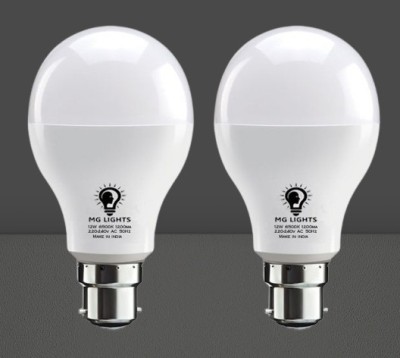 mg lights 5 W Arbitrary B220 LED Bulb(White, Pack of 2)