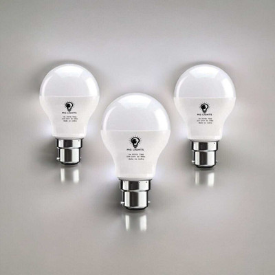 mg lights 5 W Basic Arbitrary B22 LED Bulb(White, Pack of 3)