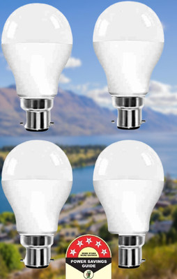 Dunagiri 9 W Basic Round B22 D LED Bulb(Clear, Pack of 4)