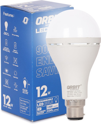 ORBIT LED 12 W Basic Round B22 LED Bulb(White)