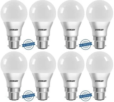 EVEREADY 9 W Basic Standard B22 D LED Bulb(White, Pack of 8)