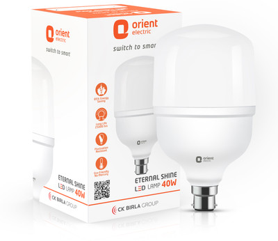 Orient Electric 40 W Basic Round B22 LED Bulb(White)