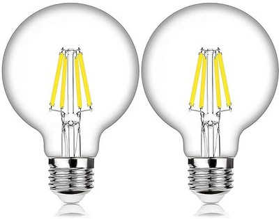 SAVORADE 4 W Basic Round E27 LED Bulb(Clear, Pack of 2)