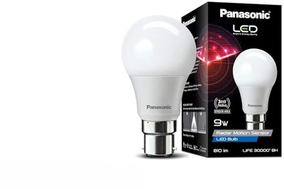 Anchor By Panasonic 9 W Motion Sensor Capsule B22 LED Bulb(White)