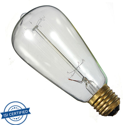 Homesake 60 W Basic Standard E27 Incandescent Bulb(Yellow)