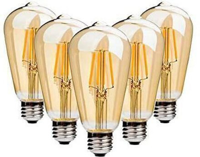 ZOREZA 4 W Basic Decorative E27 LED Bulb(White, Pack of 5)