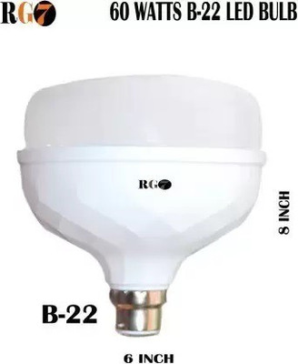 RG7 60 W Basic Round 24D LED Bulb(White)