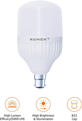 REMEN 50 W Mosquito Repellent Standard B22 D LED Bulb(White)