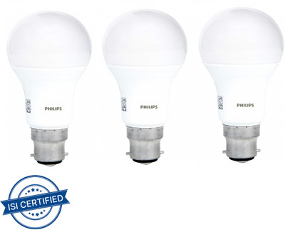 PHILIPS 14 W Basic Round B22 LED Bulb(White, Pack of 3)