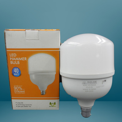 Nuluk 40 W Basic Standard B22 LED Bulb(White)