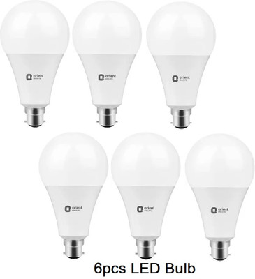 ORIENT 12 W Basic Standard B22 LED Bulb(White, Pack of 6)
