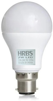 HRBS 7 W Basic Circline B22 LED Bulb(White, Pack of 3)