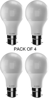 Nortek 7 W Basic Standard B22 LED Bulb(White, Pack of 4)
