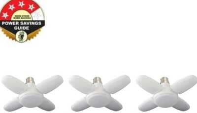 Gold Nation 25 W Basic Standard B22 LED Bulb(White, Pack of 3)