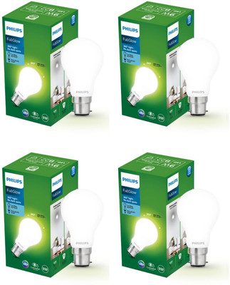 PHILIPS 9 W Basic Standard B22 LED Bulb(Yellow, Pack of 4)