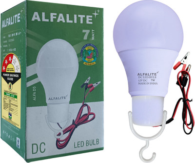 ALFALITE 7 W Basic Standard Plug & Play LED Bulb(White, Pack of 4)