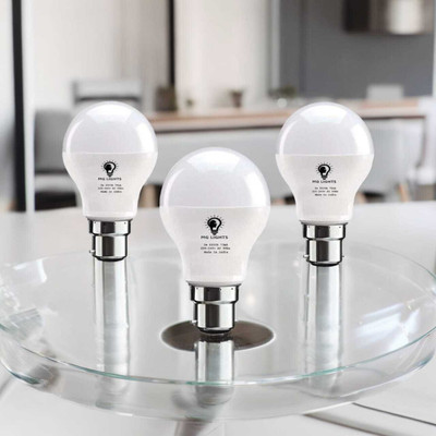 mg lights 5 W Basic Arbitrary B22 LED Bulb(White, Pack of 3)