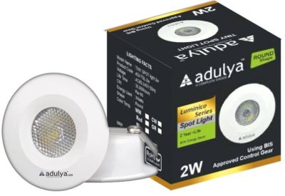 adulya 2 W Spot LED Bulb(White)