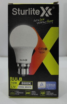 Sturlite 10 W Basic Standard B22 LED Bulb(White)