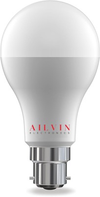 Ailvin 9 W Round B22 LED Bulb(White, Pack of 3)