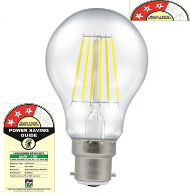 ZOREZA 9 W Basic Globe B22 Flouroscent Bulb(White, Pack of 4)