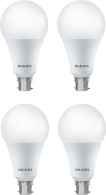PHILIPS 20 W Basic Standard B22 LED Bulb(White, Pack of 4)