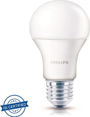 PHILIPS 9 W Basic Round E27 LED Bulb(White)