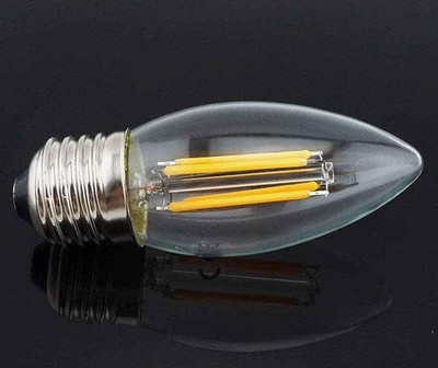 KINIS 4 W Basic Candle E27 LED Bulb(Yellow)