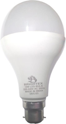 WAVE 18 W Basic Round B22 LED Bulb(White)