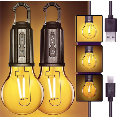 Bazify 5 W Basic Round LED Bulb(Yellow, Pack of 2)