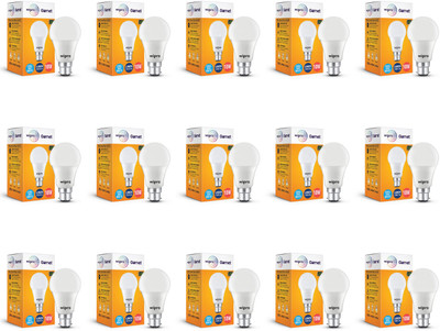 Wipro 10 W Basic Standard B22 LED Bulb(White, Pack of 15)