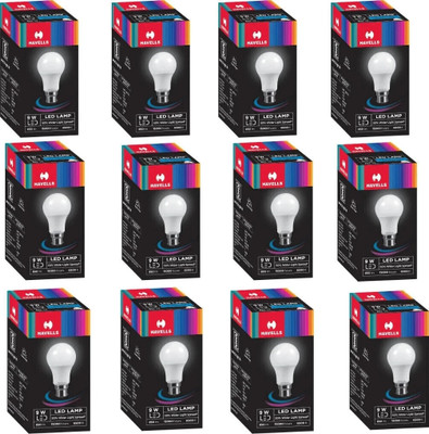 HAVELLS 9 W Basic Standard B22 LED Bulb(White, Pack of 12)