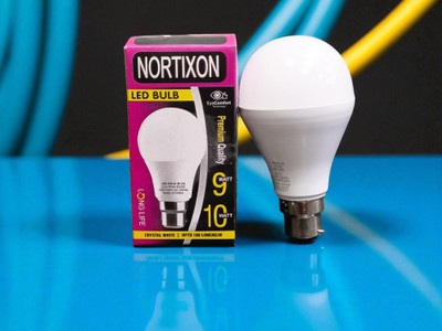 NORTIXON 10.5 W Eye Safety Compliance Round B22 LED Bulb(White, Pack of 3)